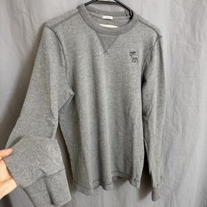 Abercrombie & Fitch Heather Gray Sweatshirt